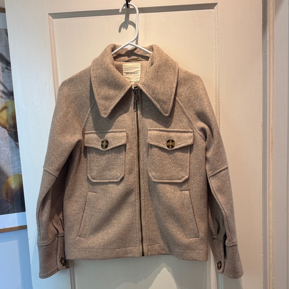 Avec Les Filles Beige Coat